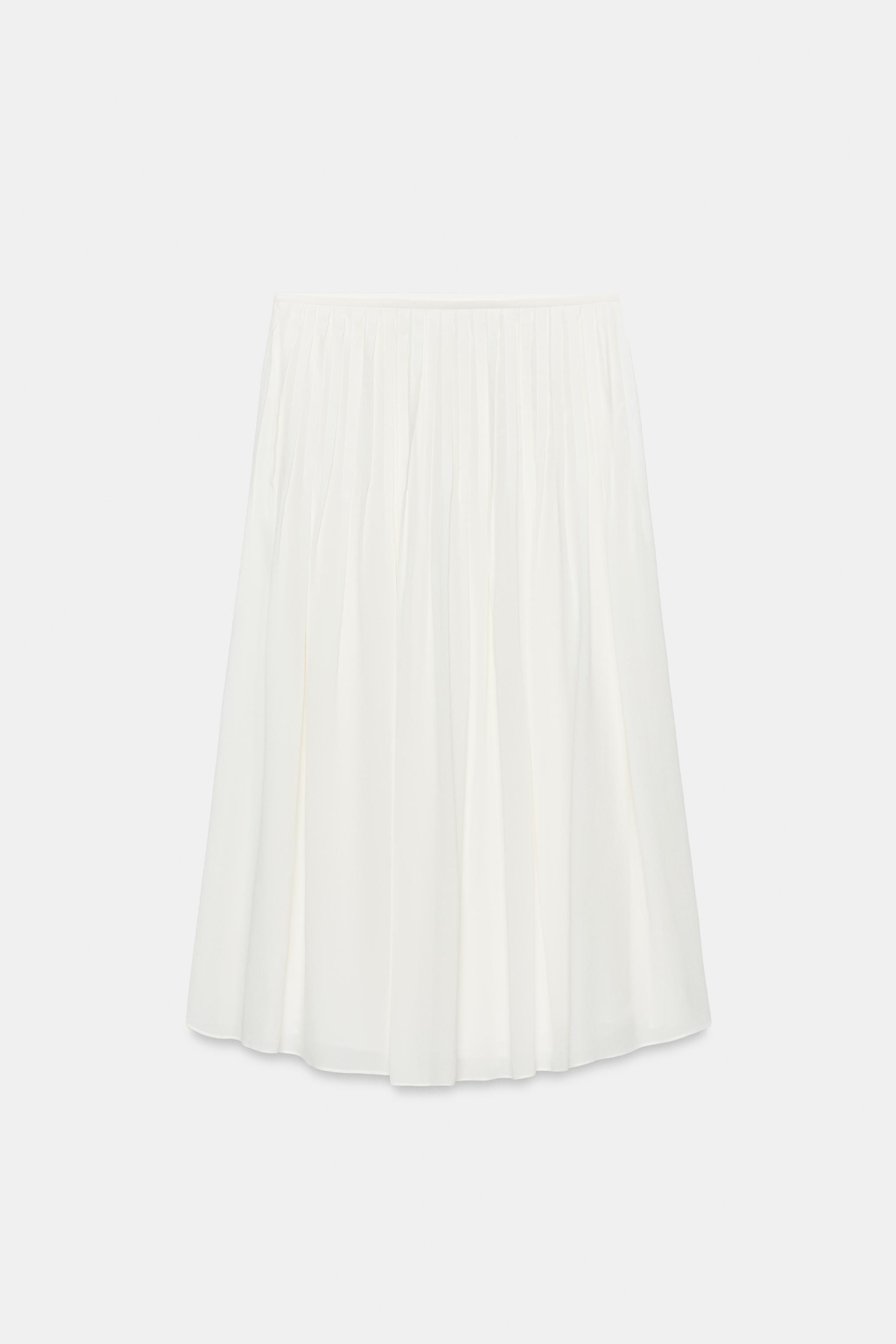 Женские юбки Zara ZW COLLECTION PLEATED SKIRT — фото 3