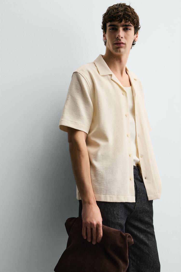 ZARA TEXTURED SHIRT