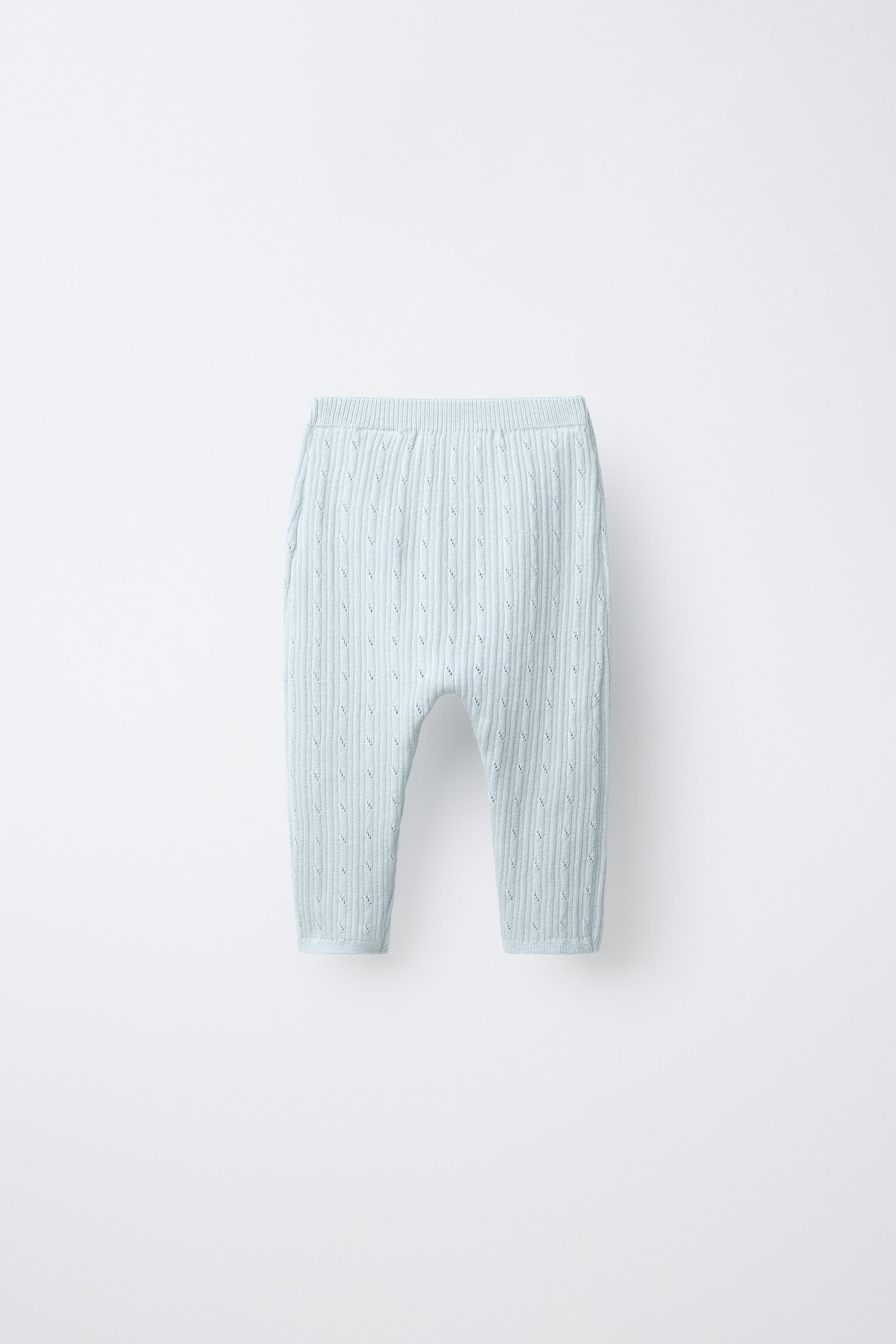 RIBBED CUT-OUT PANTS