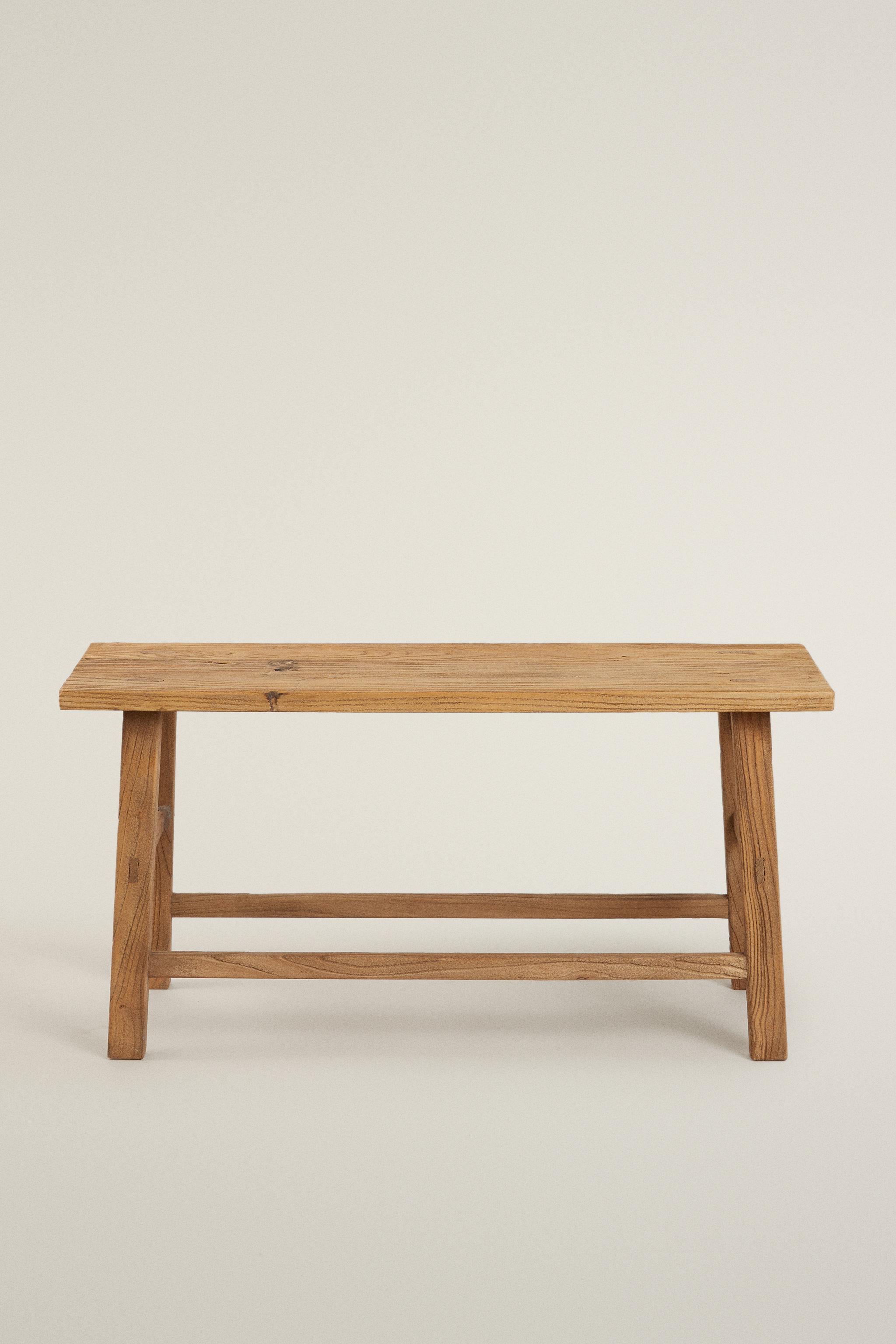 ELM WOOD BENCH