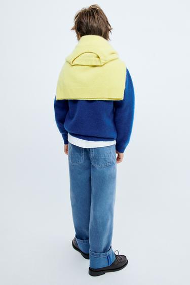 STORIESZ - LOOSE-FIT JEANS WITH TURN-UP HEMS - Blue by Zara - Image 0