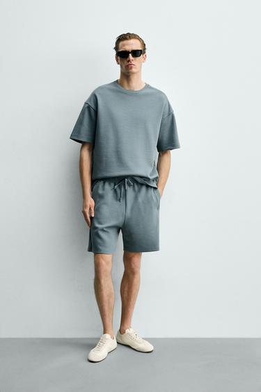 СПОРТНИ БЕРМУДИ ОТ ИНТЕРЛОК - Патешкосин от Zara