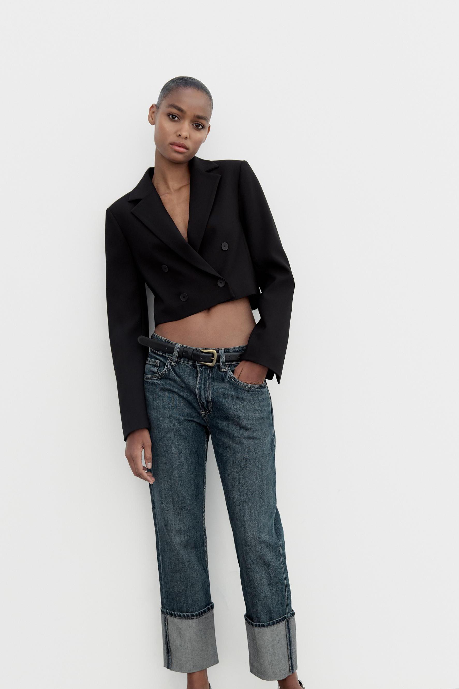 BLAZER CROPPED - Branco-marfim