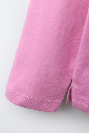 T-SHIRT IMPRIMÉ À INSCRIPTION - Rose de Zara - Image 3