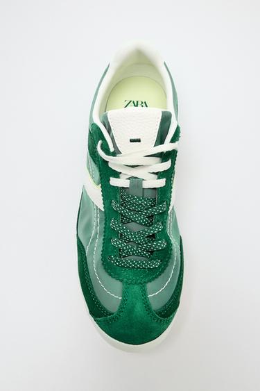 RUNNING TRAINERS - Green by Zara