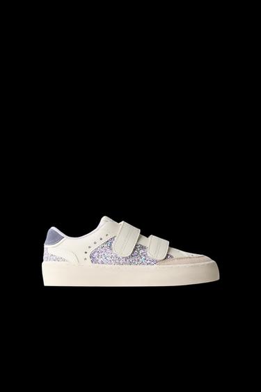 BAMBA BRILLOS - Blanco de Zara - Imagen 0