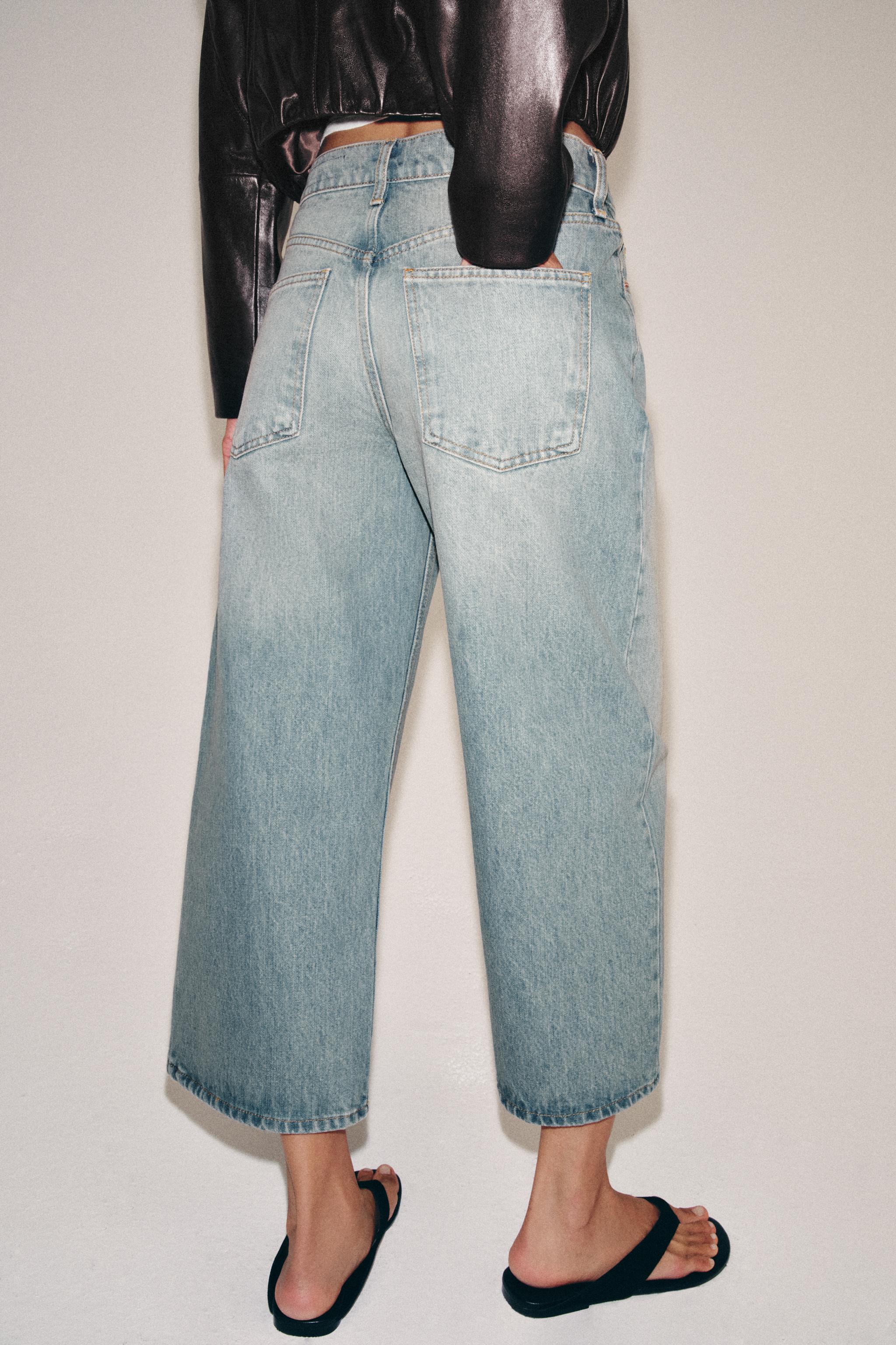 ZW COLLECTION MID-RISE CULOTTE JEANS