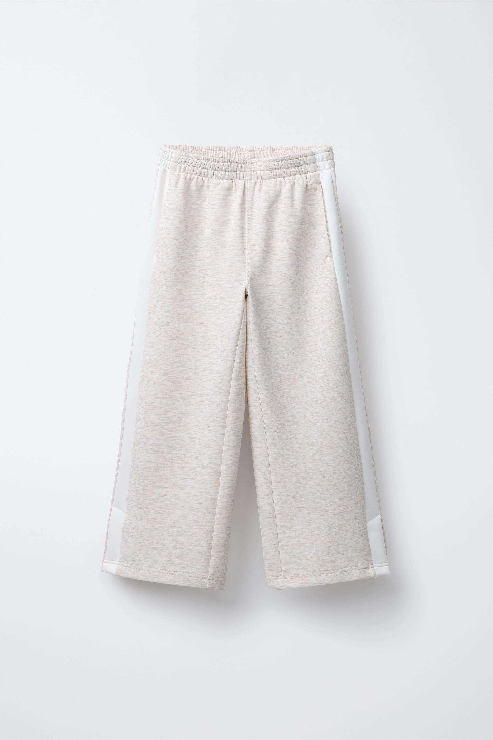 WIDE LEG PANTS WITH SIDE BANDS