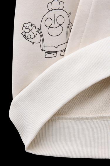 BRAWL STARS © SUPERCELL OY HOODIE - Light ecru by Zara