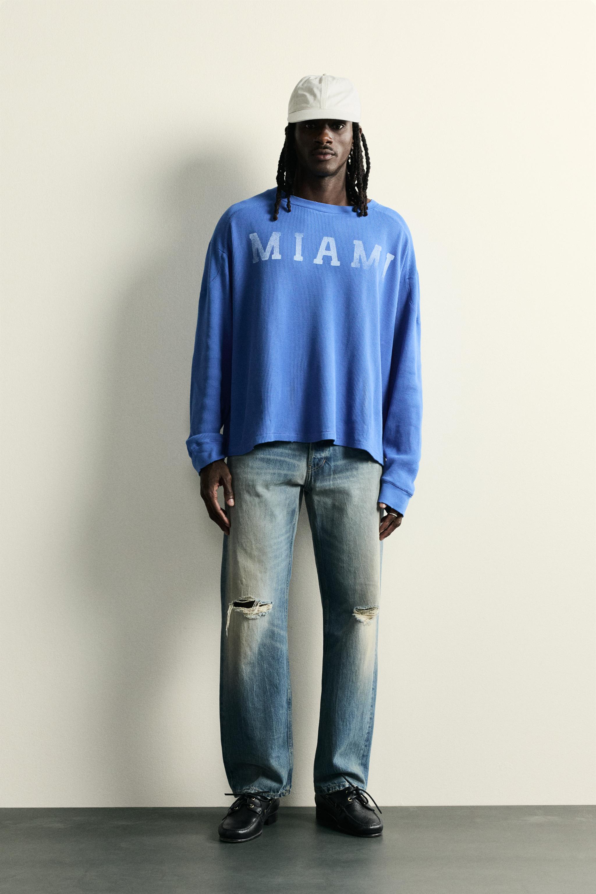 MIAMI WAFFLE KNIT T-SHIRT