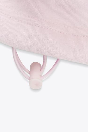 BASIC STRAIGHT PLUSH TROUSERS - Pink de Zara - Image 8