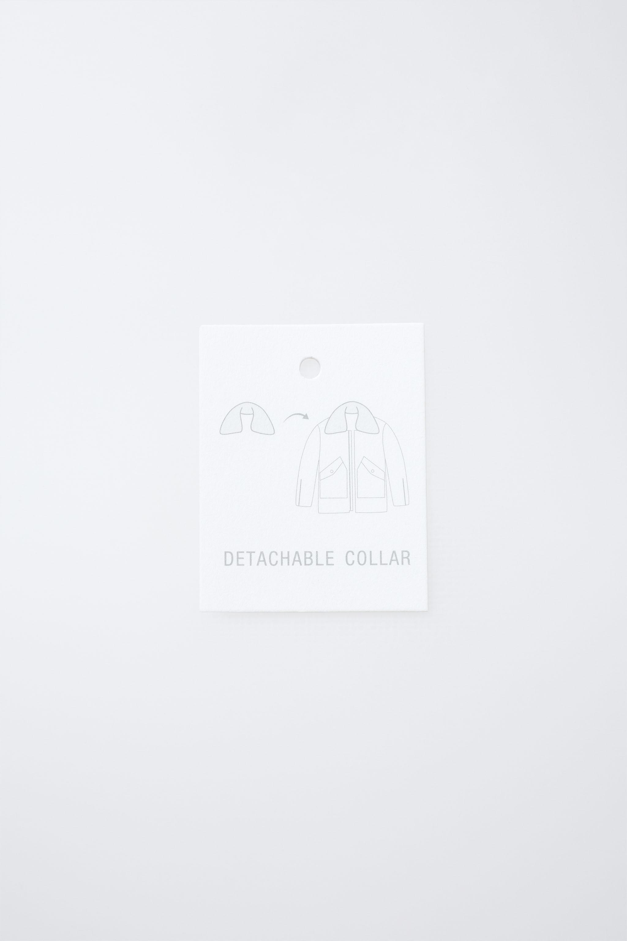 BENSIMON ® X ZARA DOUBLE COLLAR REMOVABLE FAUX FUR PADDED CORDUROY JACKET