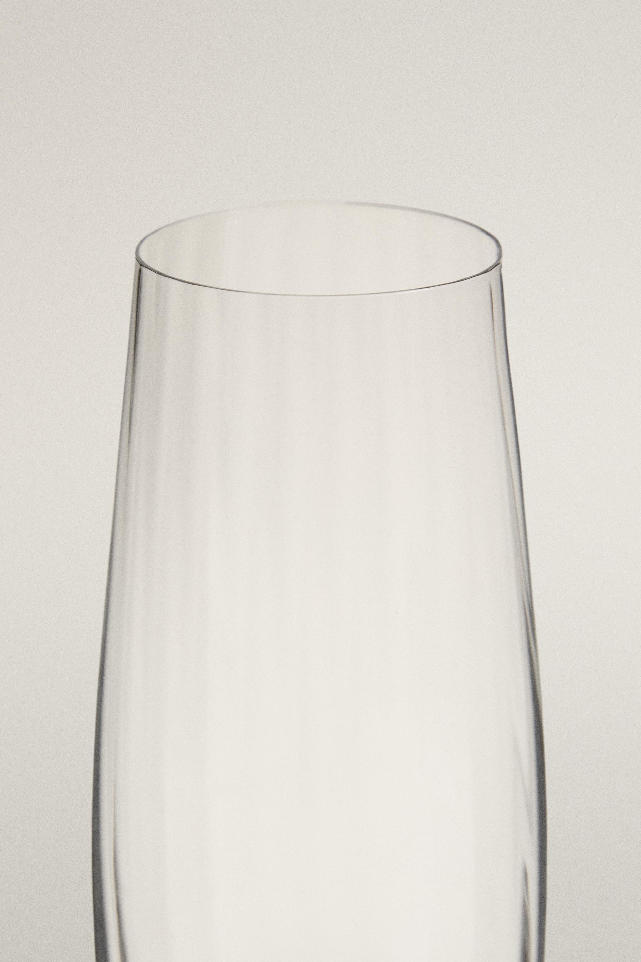 WAVE GLASS FLUTE GLASS