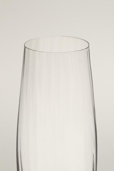 FLÛTE EN VERRE ONDULÉ - Transparent de Zara - Image 2