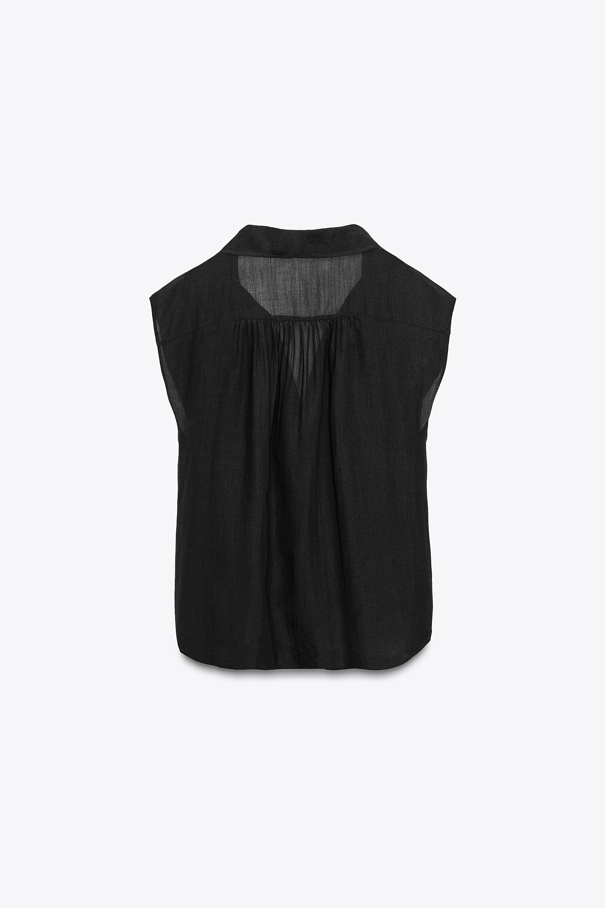 CHEMISE MÉLANGE RAMIE PLIS NERVURÉS ZW COLLECTION