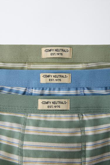 3-6 YEARS/ THREE-PACK OF BOHO STRIPE BOXERS - Multicoloured by Zara - Image 1