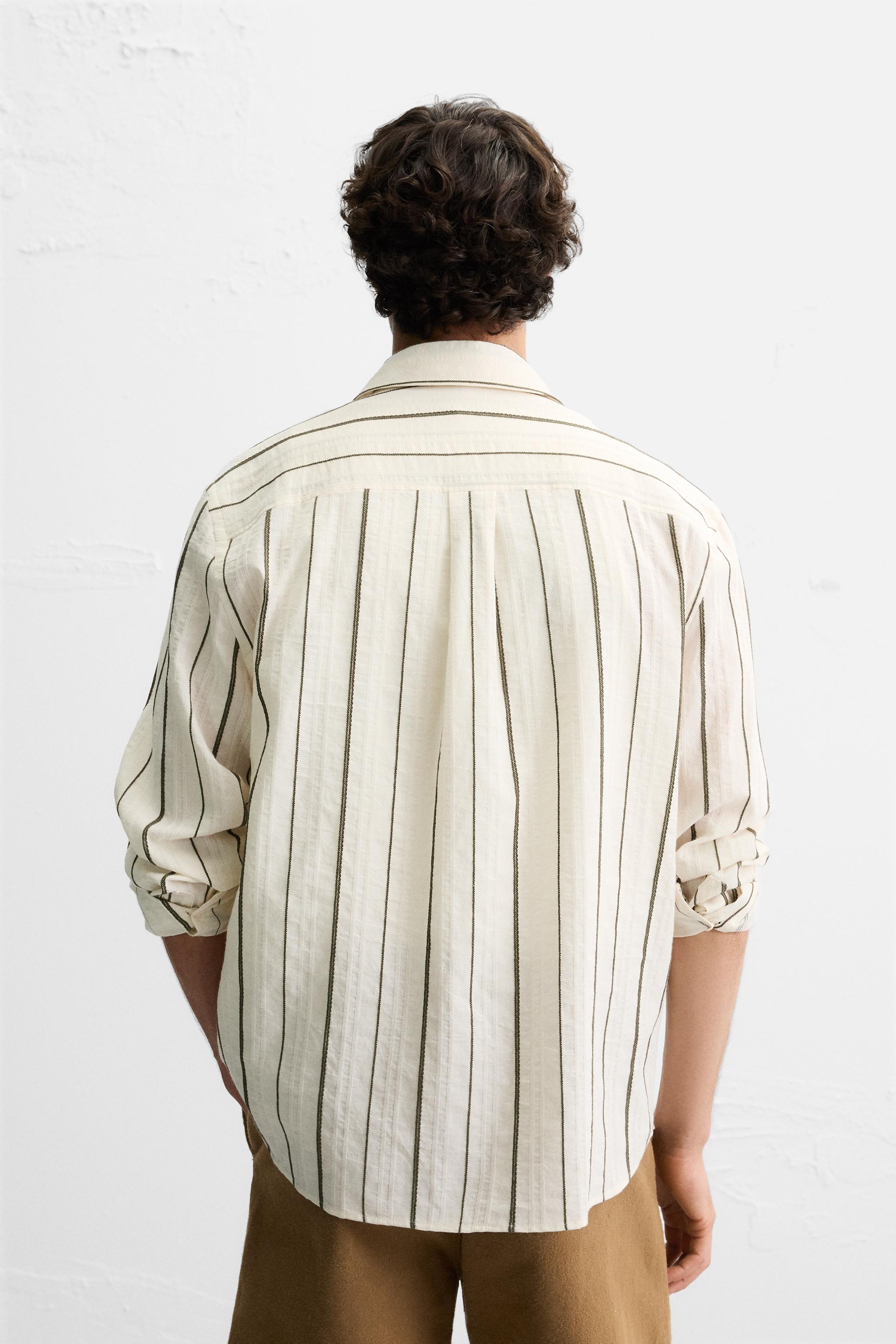 STRIPED JACQUARD SHIRT