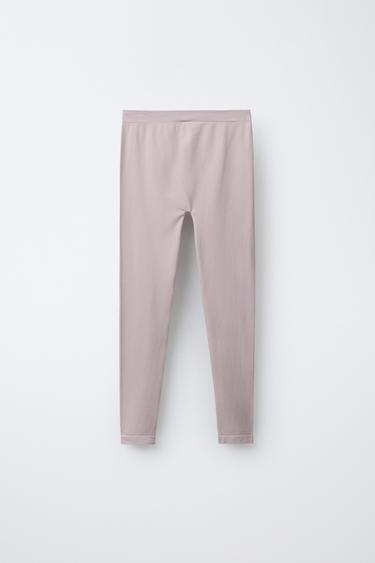 SEAMLESS BALLET LEGGINGS - Pink by Zara - Image 1
