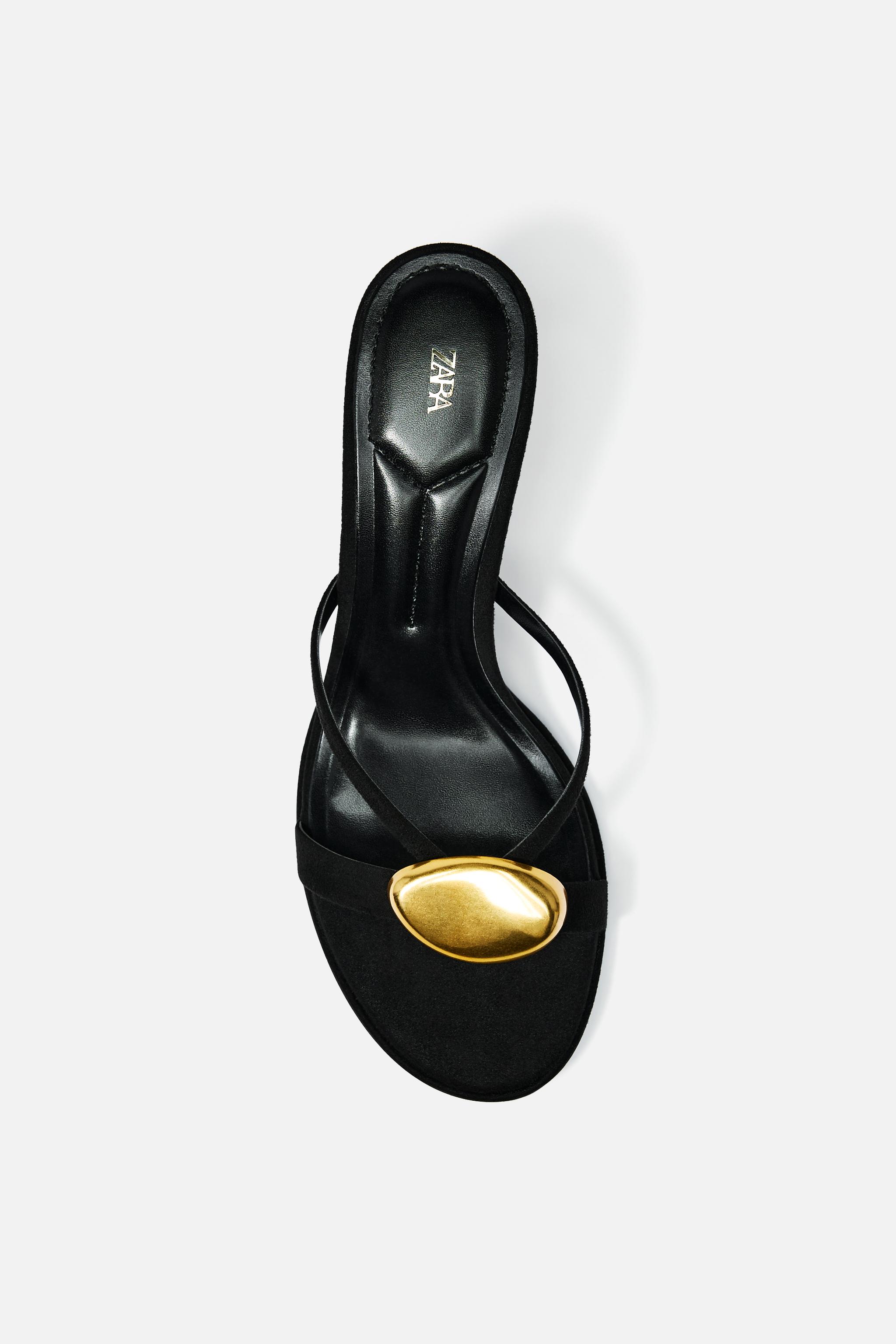 Women's Black Sandals | ZARA Canada