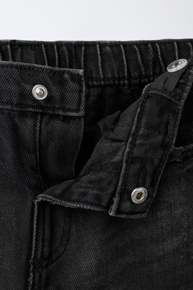 JEANS RECTO DE TIRO BAJO CON ROTURAS 3