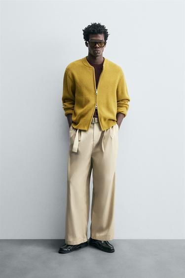 CHAQUETA PUNTO CREMALLERA - Aceite de Zara - Imagen 0