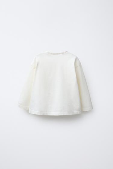 T-SHIRT ANIMAUX - Écru de Zara - Image 1