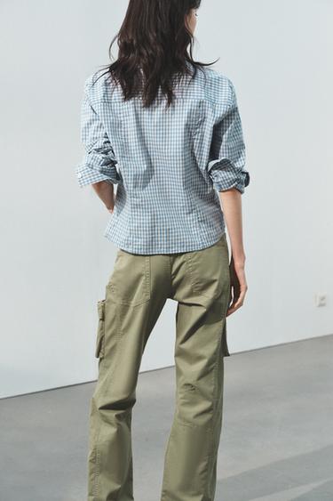 TAILORED CHECK SHIRT - Blue/White by Zara - Image 3