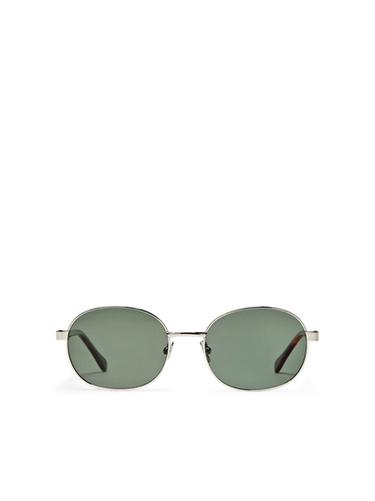 Zara Round metal sunglasses - tortoiseshell effect - Silver