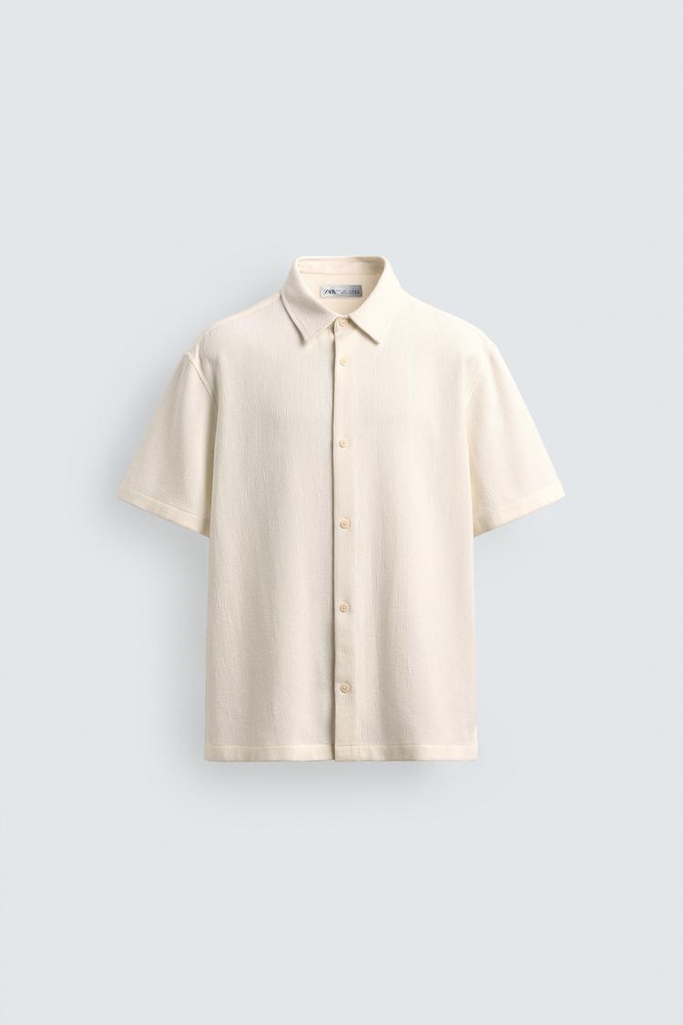 ZARA COMFORT TEXTURED SHIRT