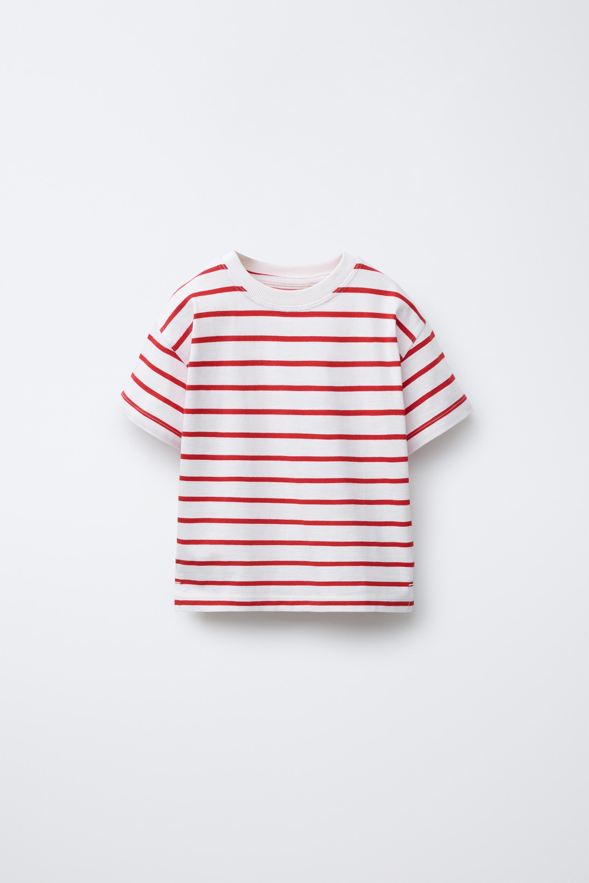 [MIM the wardrobe] 韓国☆SOFT TERRY STRIPED T-SHIRT 全2色 STRIPED T-SHIRT - Ochre | ZARA Australia