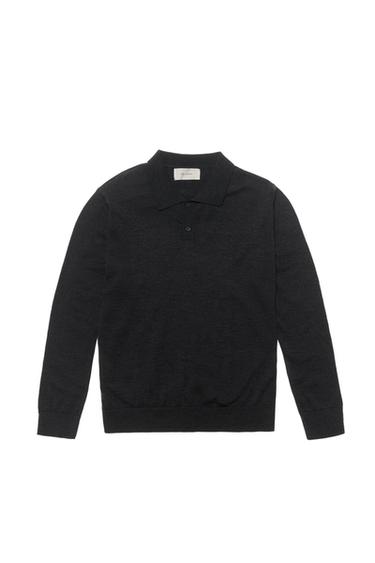 POLO PUNTO 100% LANA - Gris vigoré de Zara