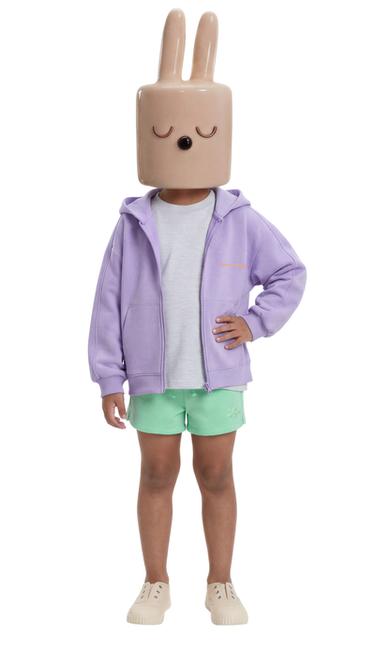 CALÇÕES BERMUDA FELPA COM APLIQUE EFEITO DE CAUCHO - Verde da Zara