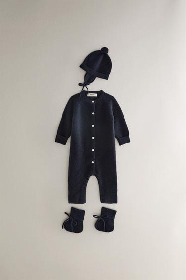 DORMEUR BÉBÉ CACHEMIRE - Bleu marine de Zara - Image 3