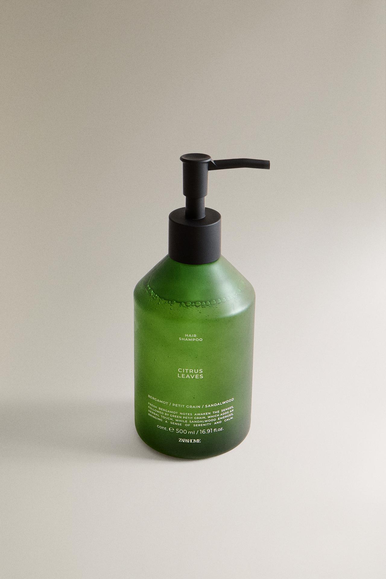 (500 ML) CITRUS LEAVES LIQUID SHAMPOO — Mid-green