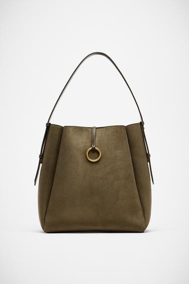 MAXI SACA ANILLA METÁLICA - Verde de Zara