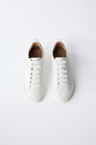 Zara MINIMAL SNEAKER - White