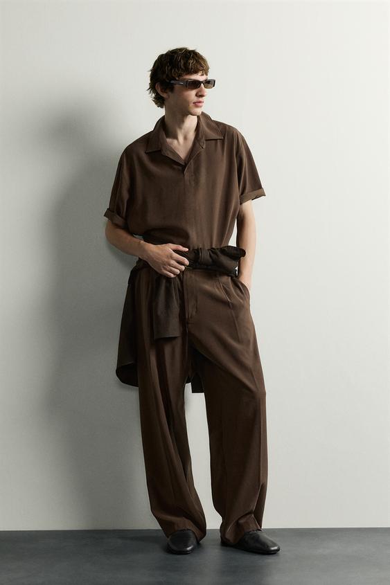 RELAXED FIT DÖKÜMLÜ POLO T-SHIRT