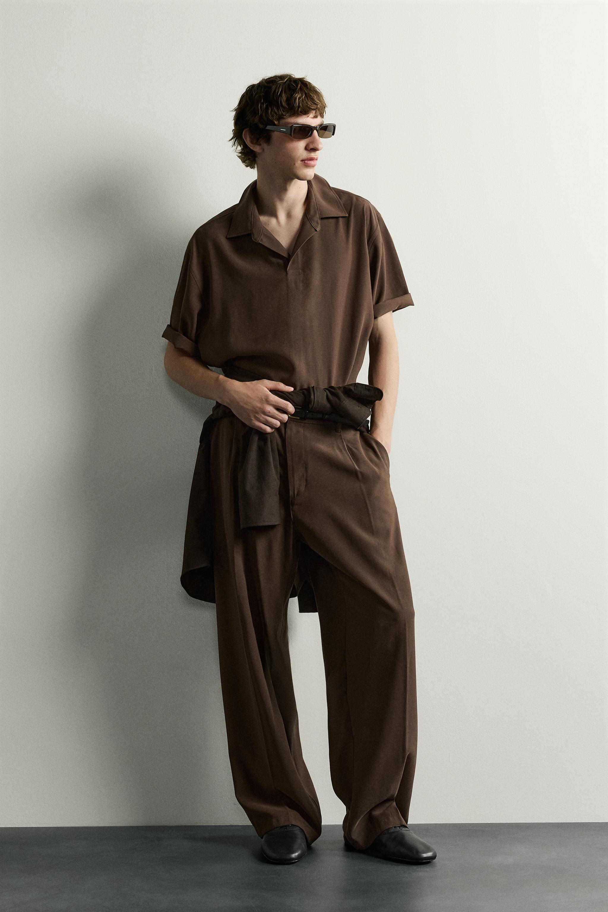 CHEMISE POLO FLUIDE COUPE DÉCONTRACTÉE