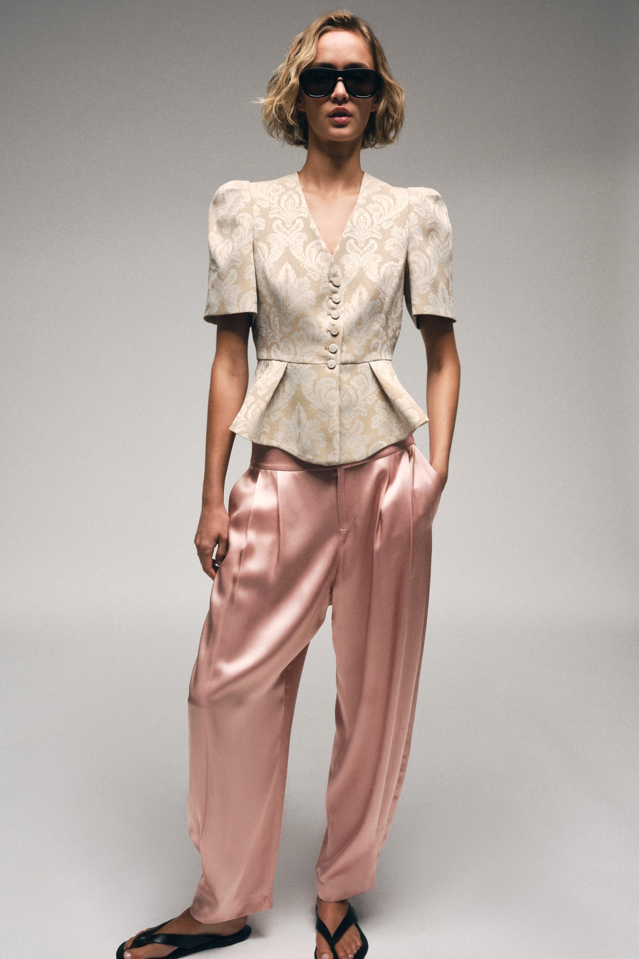 BLAZER PEPLUM JACQUARD