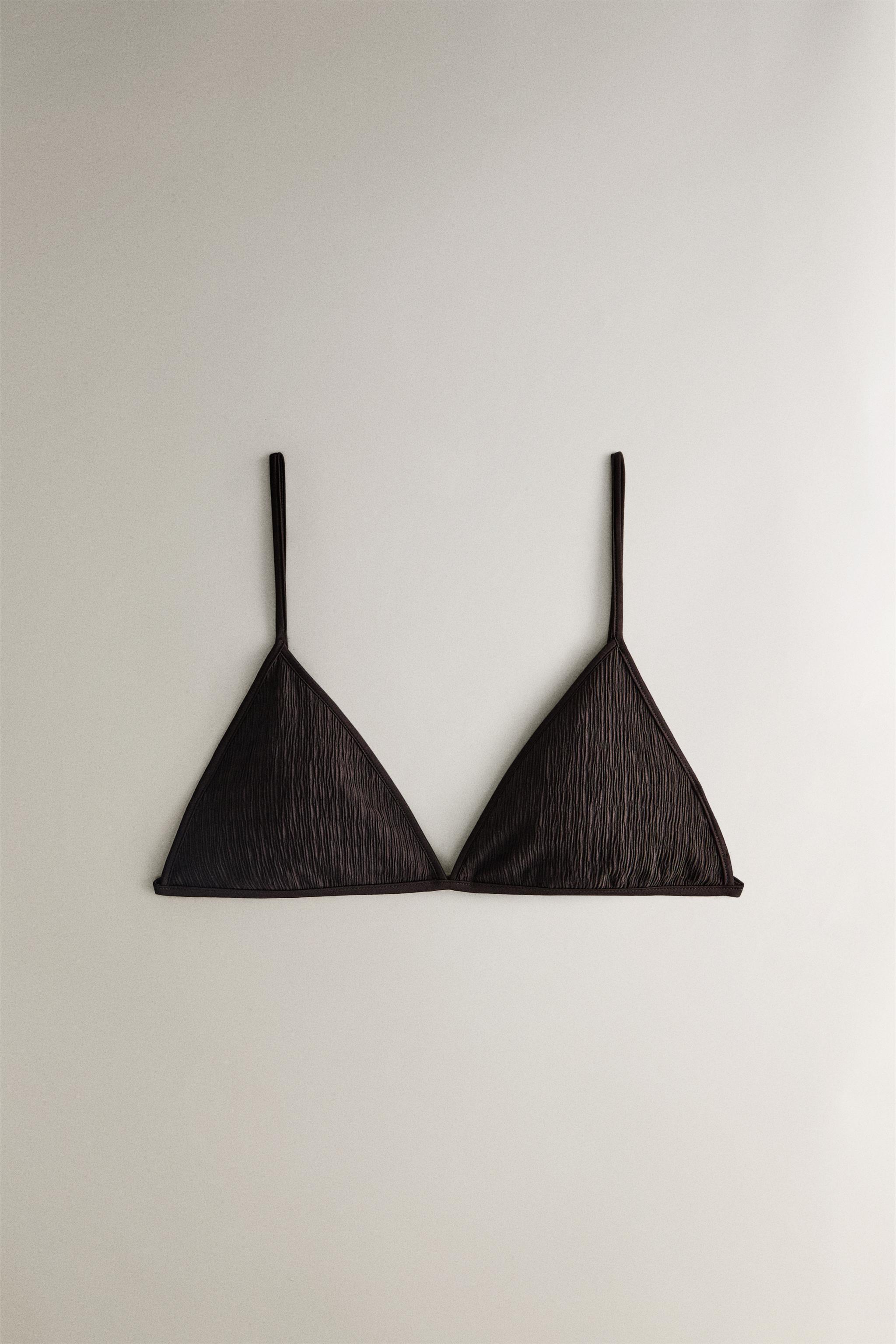 ZARA  スモック織り ビーチ ビキニトップス 8113/609 スモック織り ビーチ ビキニトップス | Zara Home 日本/Japan