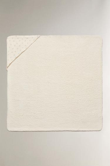SERVIETTE DE BAIN CAPUCHE BÉBÉ MINIFLEUR - Blanc cassé de Zara - Image 3
