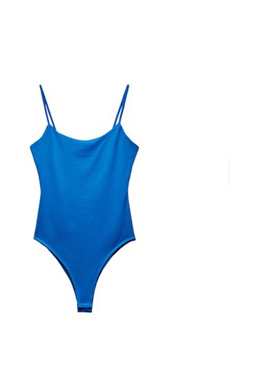 STRAPPY POLYAMIDE BODYSUIT