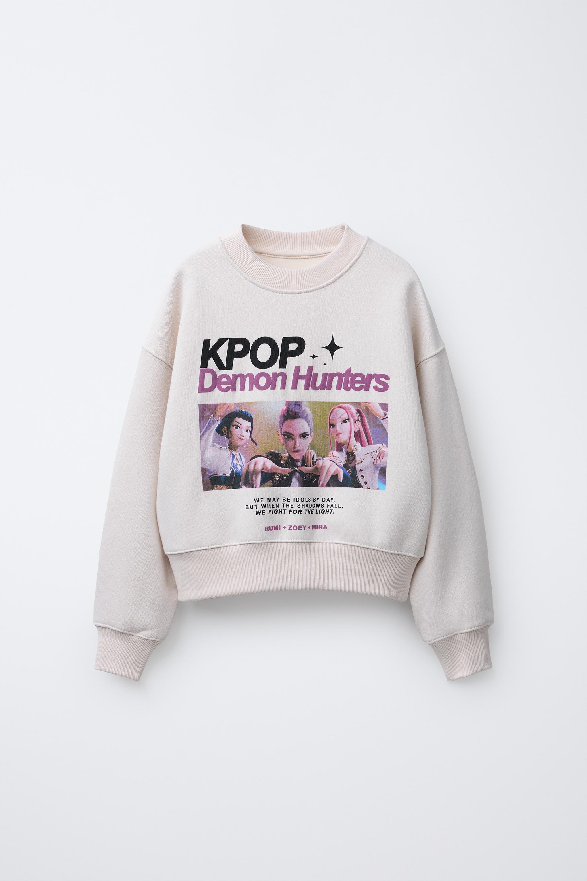SWEAT IMPRIMÉ KPOP DEMON HUNTERS™ NETFLIX © Écru ZARA France