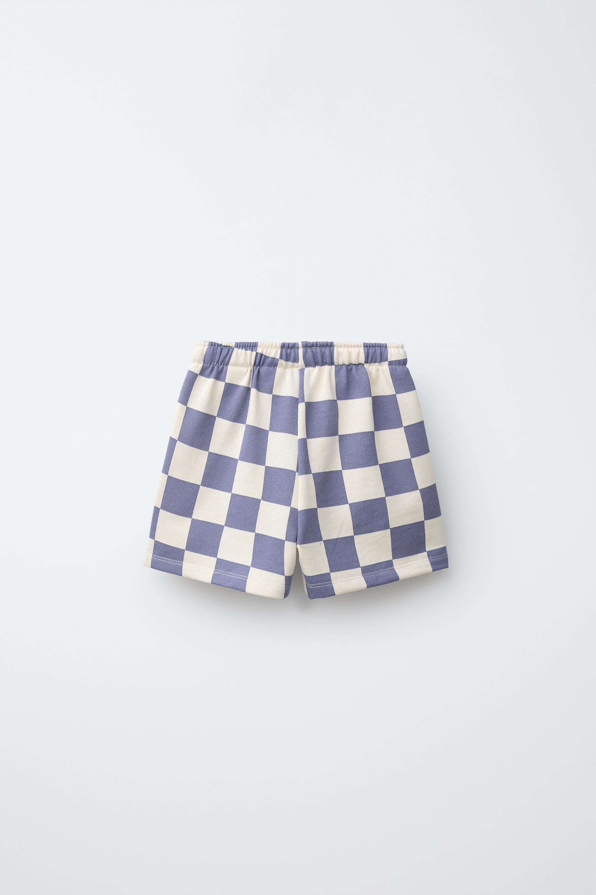 SPIDER-MAN © MARVEL PLAID SHORTS — Gray / Beige