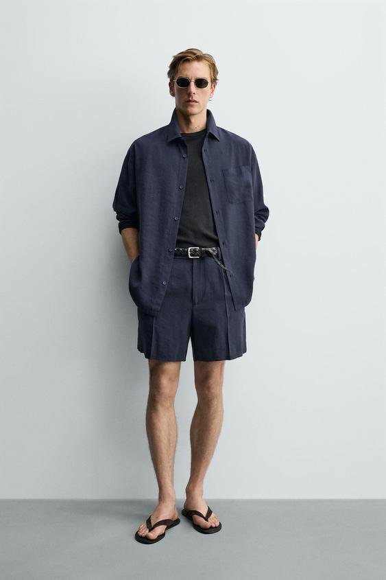 SOFT FLOWY PLEATED SHORTS from Zara - $59.90