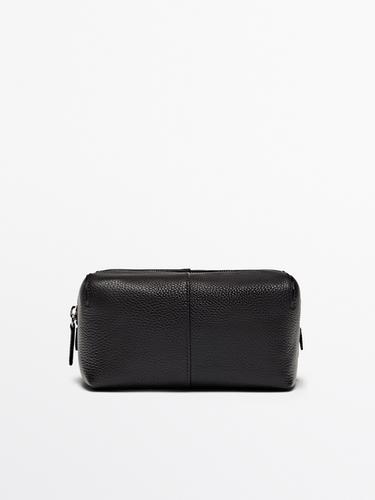 Zara Nappa leather toiletry bag - Brown