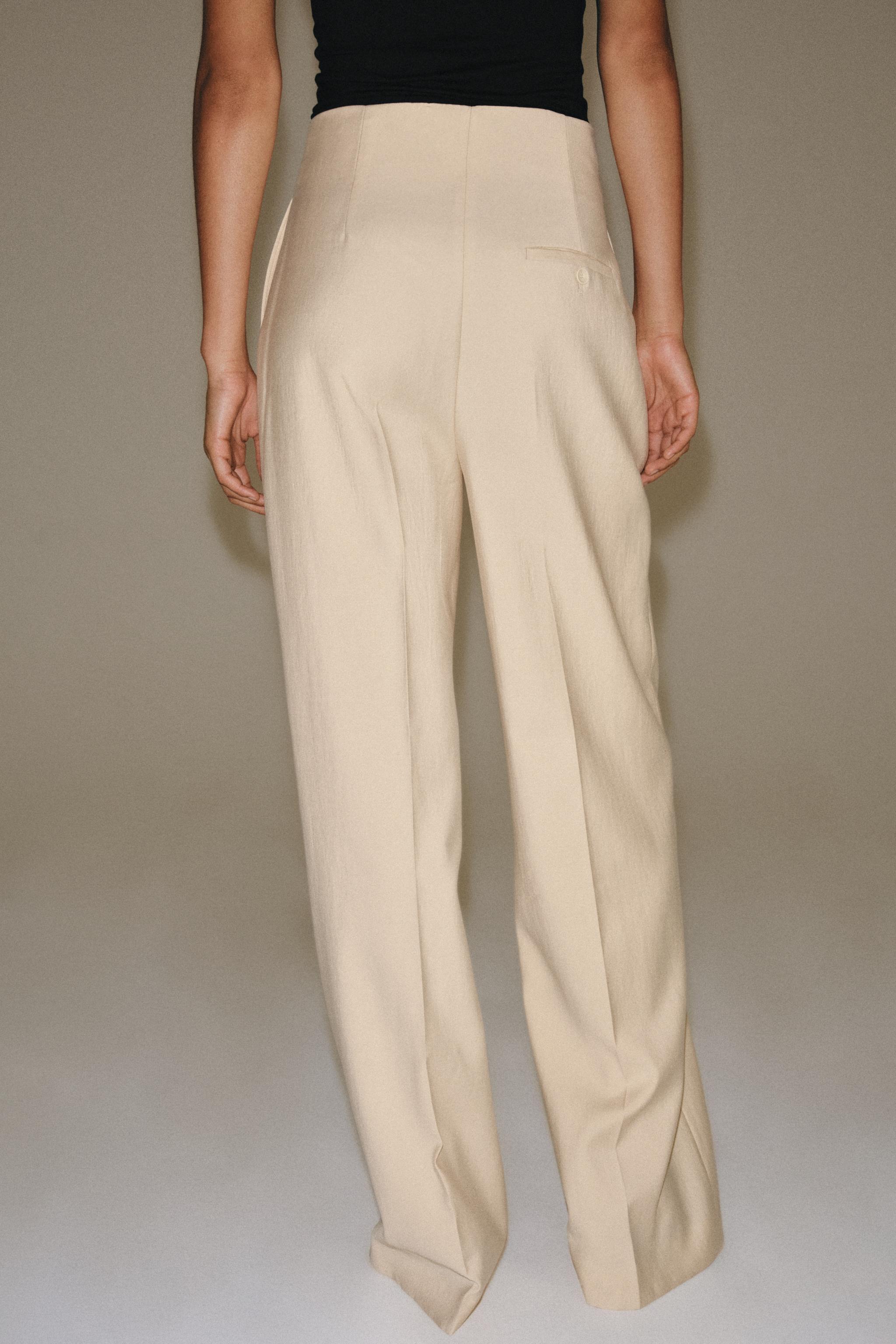 ZW COLLECTION MID-RISE TROUSERS