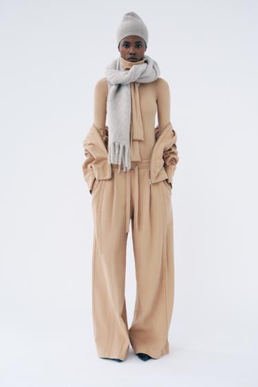 FADED PLUSH TROUSERS - Brick by Zara - Image 0