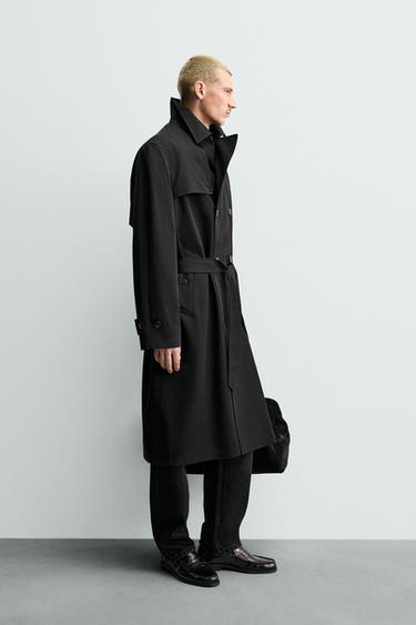 TRENCH DÉPERLANT MANTECO® ORIGINS - Noir de Zara - Image 3