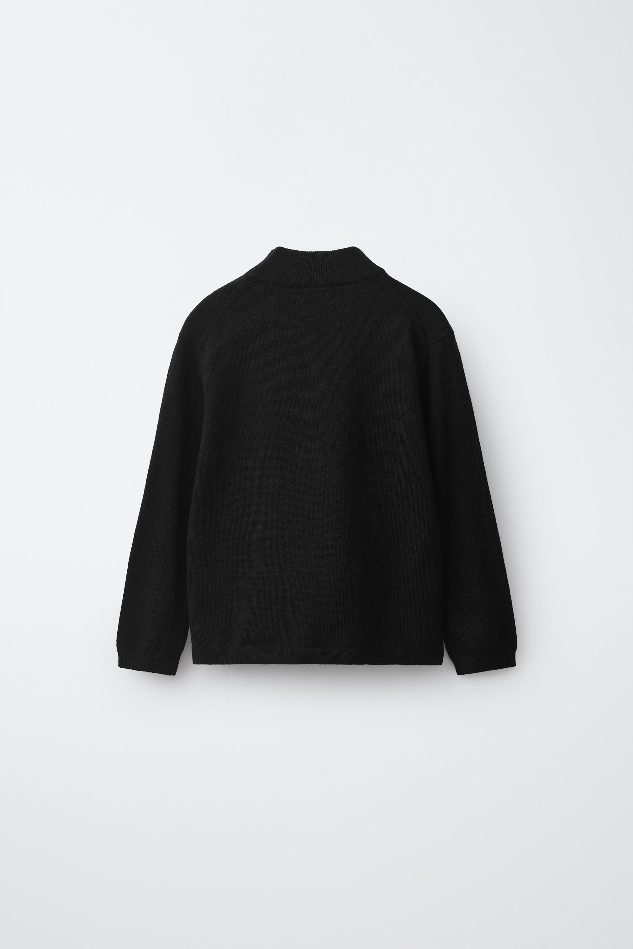 MOCK NECK KNIT JUMPER